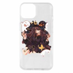 Чехол для iPhone 14 Halloween Impact Hu Tao