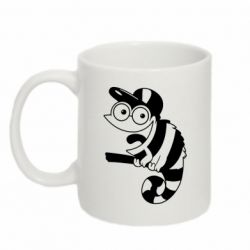 Чашка 320ml Хамелеон на ветке