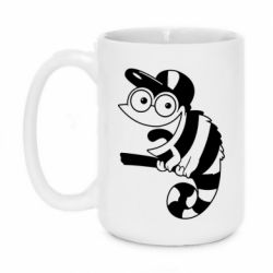 Чашка 420ml Хамелеон на ветке - PrintSalon