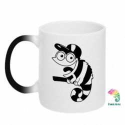 Чашка-хамелеон Хамелеон на ветке - PrintSalon