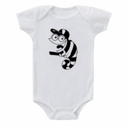 Детский бодик Хамелеон на ветке - PrintSalon