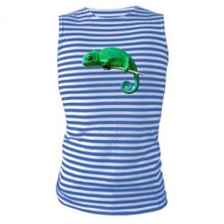 Майка-тельняшка Хамелеон - PrintSalon