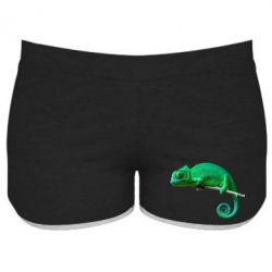 Женские шорты Хамелеон - PrintSalon