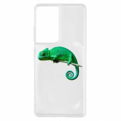 Чехол для Samsung S21 Ultra Хамелеон - PrintSalon