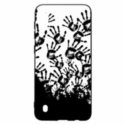 Чехол для Samsung A10 Hand prints - PrintSalon
