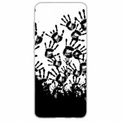 Чехол для Samsung A31 Hand prints - PrintSalon