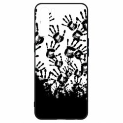 Чехол для Oppo A91/Reno3 Hand prints - PrintSalon