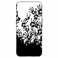 Чехол для Oppo Reno 5 4G Hand prints - PrintSalon