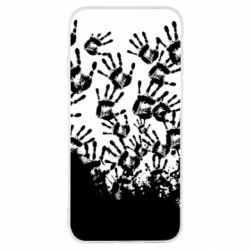 Чехол для iPhone SE 2022 Hand prints - PrintSalon