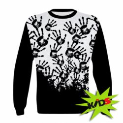 Детская 3D футболка Hand prints - PrintSalon