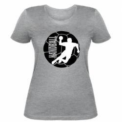 Женская футболка Handball Logo - PrintSalon
