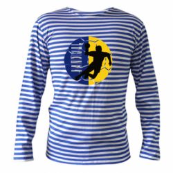 Тельняшка с длинным рукавом Handball Logo - PrintSalon