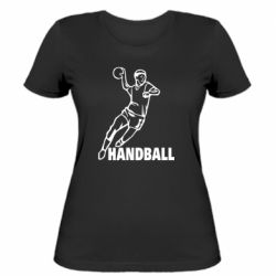 Женская футболка Handball - PrintSalon