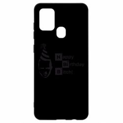Чехол для Samsung A21s Happy Birthdey Bitch Во все тяжкие - PrintSalon