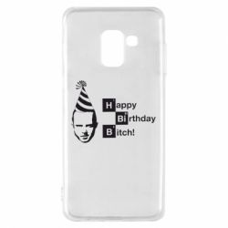 Чехол для Samsung A8 2018 Happy Birthdey Bitch Во все тяжкие - PrintSalon