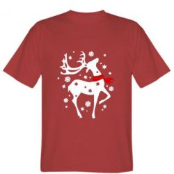 Мужская футболка Stedman Happy Cristmas - PrintSalon