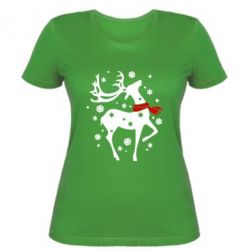 Женская футболка Happy Cristmas - PrintSalon