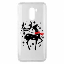 Чехол для Xiaomi Pocophone F1 Happy Cristmas - PrintSalon