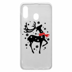 Чехол для Samsung A20 Happy Cristmas - PrintSalon
