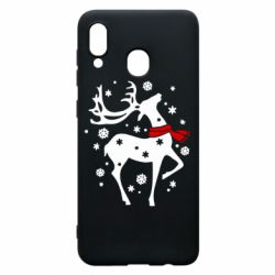 Чехол для Samsung A30 Happy Cristmas - PrintSalon