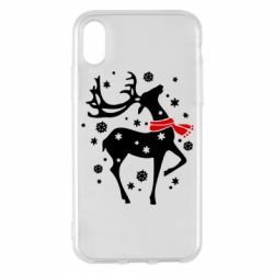 Чехол для iPhone X/Xs Happy Cristmas