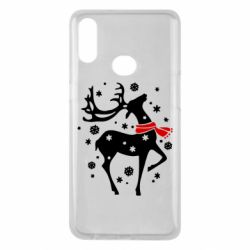Чехол для Samsung A10s Happy Cristmas - PrintSalon