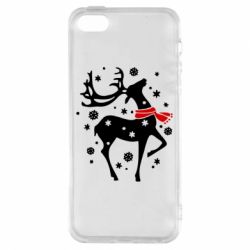 Чехол для iPhone5/5S/SE Happy Cristmas - PrintSalon