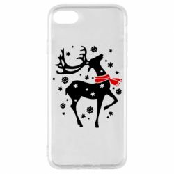 Чехол для iPhone 7 Happy Cristmas - PrintSalon