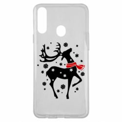 Чехол для Samsung A20s Happy Cristmas - PrintSalon
