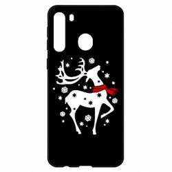 Чехол для Samsung A21 Happy Cristmas - PrintSalon