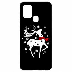 Чехол для Samsung A21s Happy Cristmas - PrintSalon