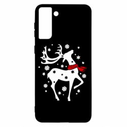 Чехол для Samsung S21+ Happy Cristmas - PrintSalon