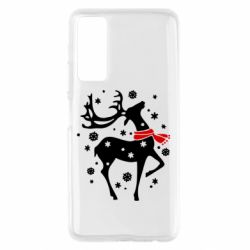 Чехол для Huawei P Smart 2021 Happy Cristmas - PrintSalon