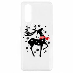 Чехол для Oppo Find X2 Happy Cristmas - PrintSalon