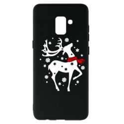 Чехол для Samsung A8+ 2018 Happy Cristmas - PrintSalon