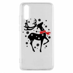 Чехол для Huawei P20 Happy Cristmas - PrintSalon