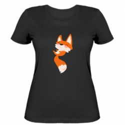 Женская футболка Happy fox - PrintSalon