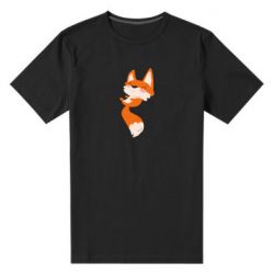 Мужская футболка премиум Happy fox - PrintSalon