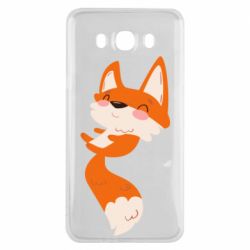 Чехол для Samsung J7 2016 Happy fox - PrintSalon
