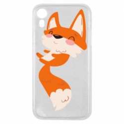 Чехол для iPhone XR Happy fox - PrintSalon