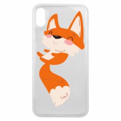 Чехол для iPhone Xs Max Happy fox - PrintSalon