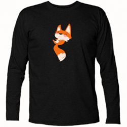 Футболка с длинным рукавом Happy fox - PrintSalon