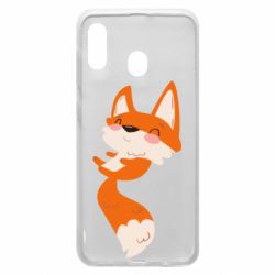 Чехол для Samsung A30 Happy fox - PrintSalon