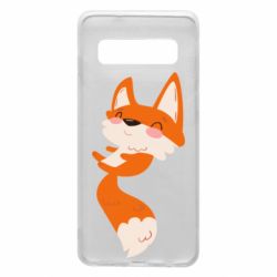 Чехол для Samsung S10 Happy fox - PrintSalon