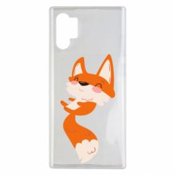Чехол для Samsung Note 10 Plus Happy fox - PrintSalon