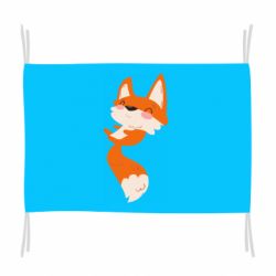 Флаг Happy fox - PrintSalon