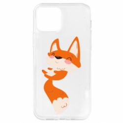 Чехол для iPhone 12 Happy fox - PrintSalon