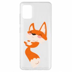 Чехол для Samsung A51 Happy fox - PrintSalon