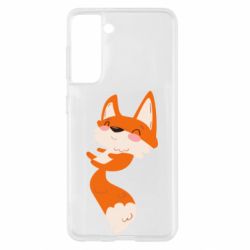 Чехол для Samsung S21 Happy fox - PrintSalon