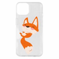 Чехол для iPhone 14 Happy fox - PrintSalon